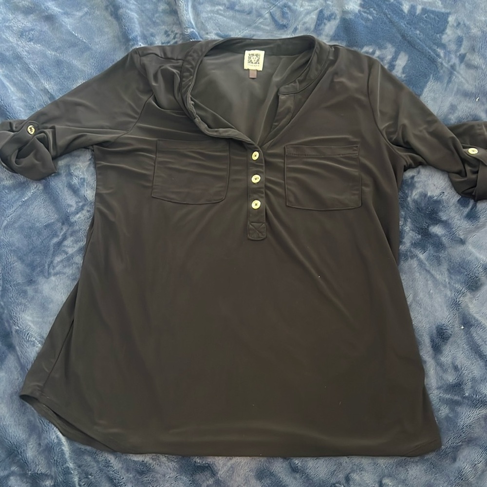 Black shirt for work